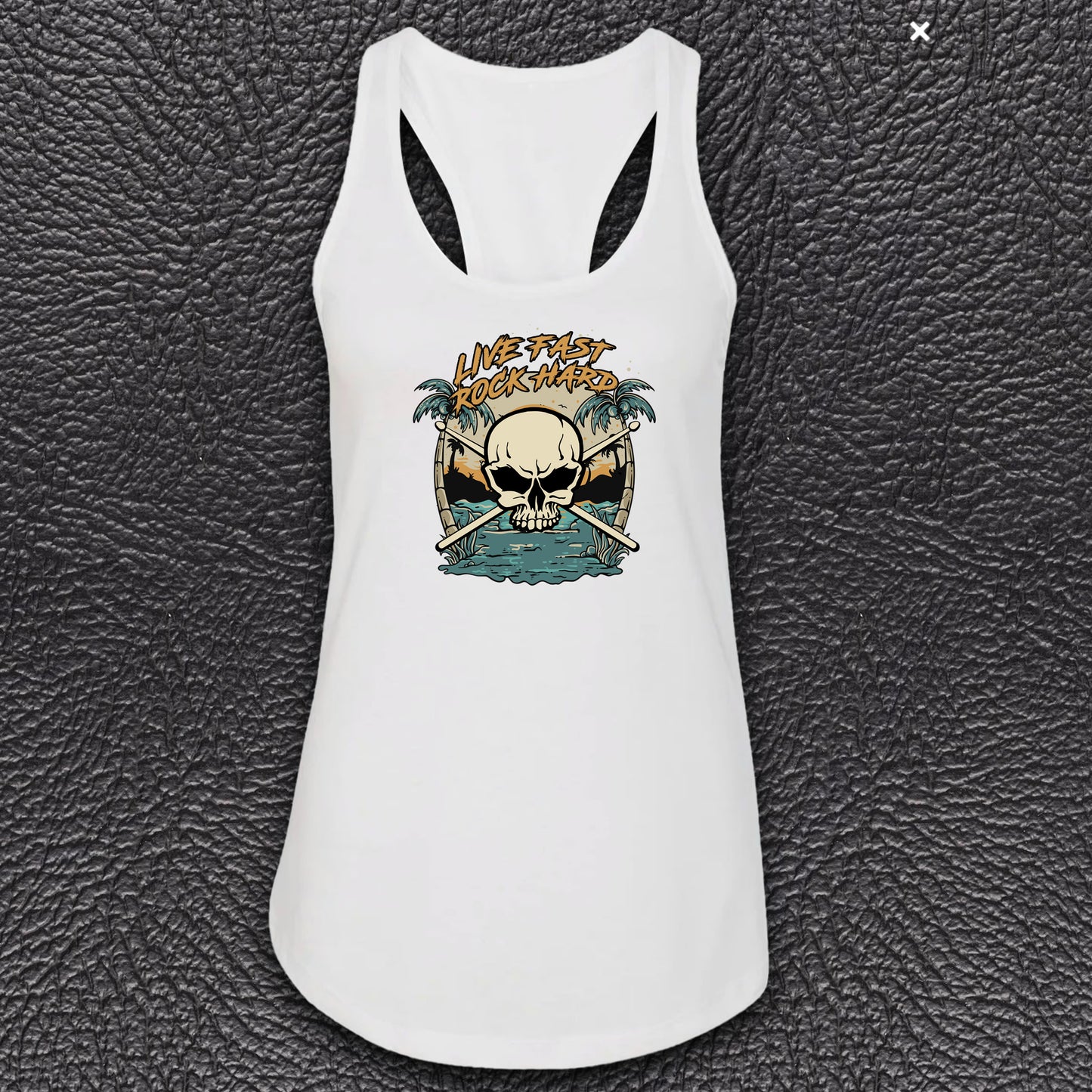 Ladies' fitted racerback tank top - Summer edition