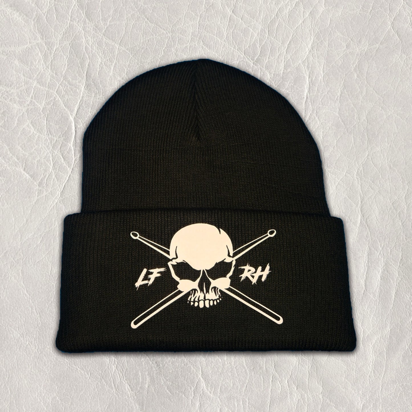 LF-RH skull design beanie hat