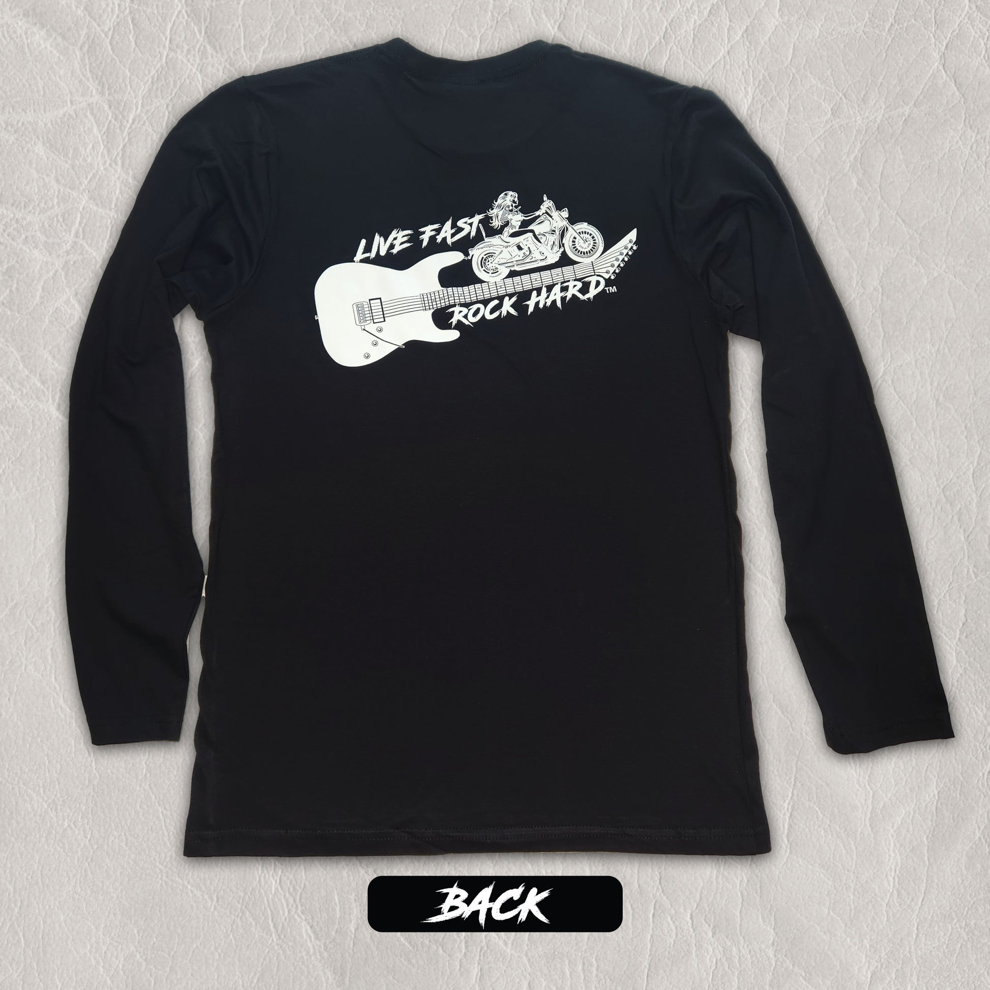 Adult skull/logo long sleeve T-shirt – LIVE FAST ROCK HARD APPAREL