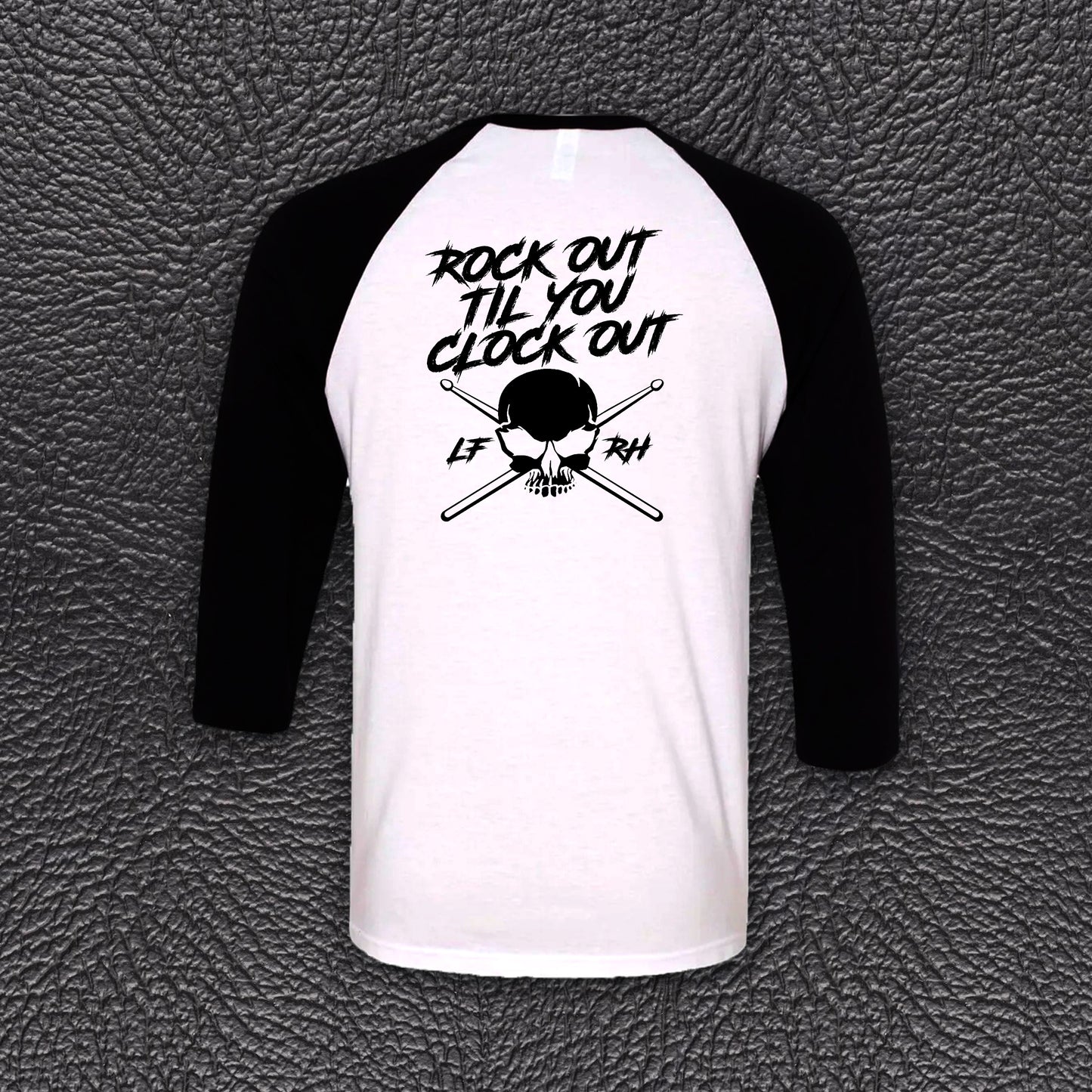 Adult 3/4 sleeve Raglan style Logo T-shirt