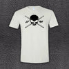 Adult LF-RH skull design T-shirt