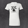 Ladies' slim fit ROCK OUT short sleeve T-shirt