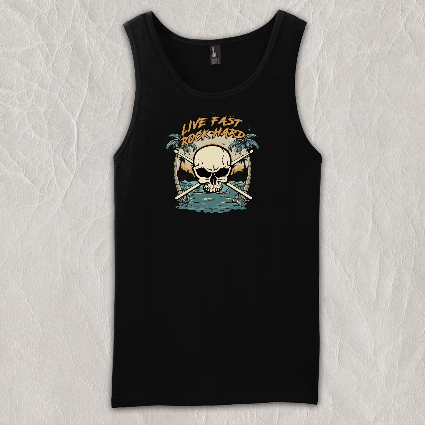 Men's Skull logo cotton tank top - Summer edition