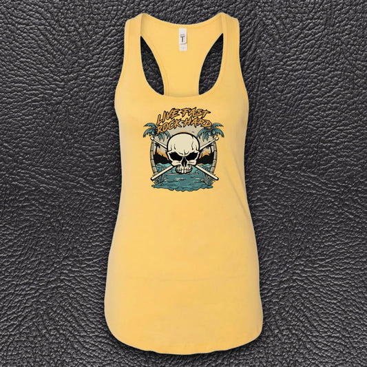 Ladies' fitted racerback tank top - Summer edition